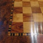 antieke Engelse schaaktafel 3