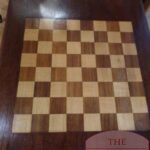 antieke Engelse schaaktafel 3