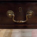 Antieke Engelse schrijftafel met massief mahonie 3