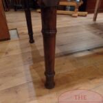 Antieke Engelse schrijftafel met massief mahonie 4