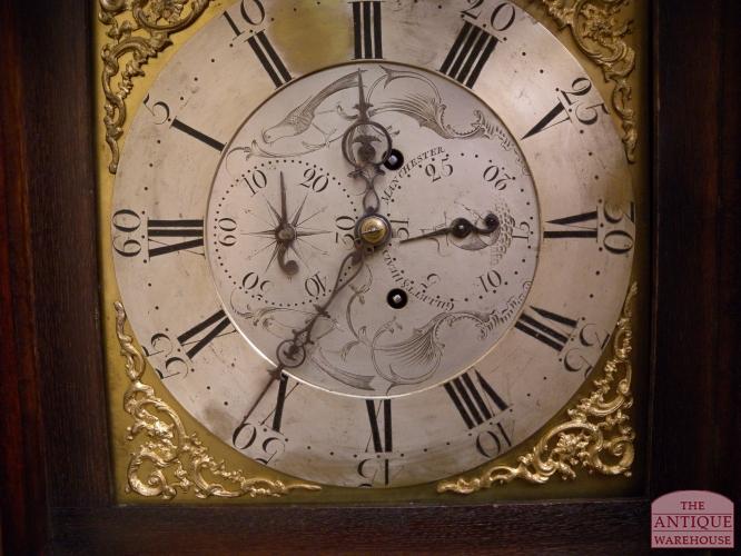 antieke Engelse staande klok, VERKOCHT