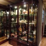 antieke Engelse top vitrinekasten 2