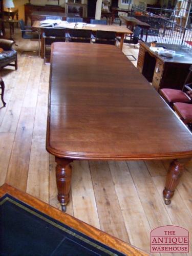 antieke Engelse uitdraai wind out eettafel 2