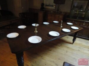 antieke Engelse Victoriaanse wind out dining table, coulissen tafel, VERKOCHT