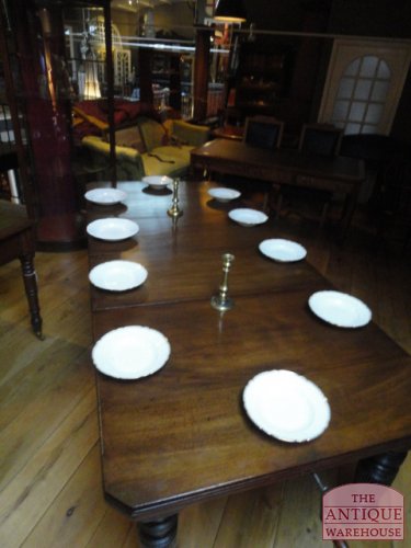 antieke Engelse Victoriaanse wind out dining table 2