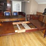 antieke Engelse Victoriaanse wind out dining table 3