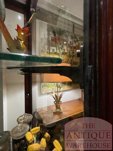 Antieke Engelse vitrinekast 3