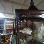 antieke Engelse vitrinekast 2