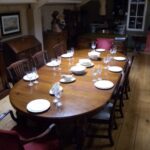 antieke Engelse wind out tafel 3