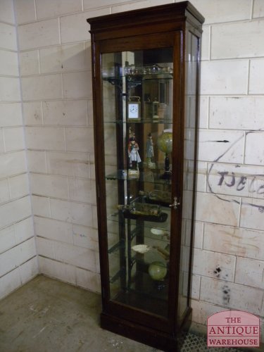 antieke Engelse winkel vitrine, VERKOCHT