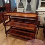 Antieke Etagere van Mahoniehout 1