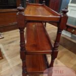 Antieke Etagere van Mahoniehout 4