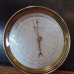 Antieke Franse aneroide barometer 1