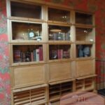 Antieke Franse eiken stapelbare boekenkast 4