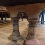 Antieke Franse eikenhouten klooster tafel 3