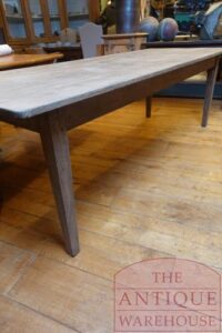 antieke Franse eikenhouten tafel