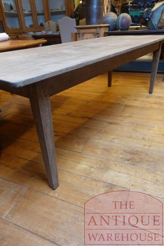 antieke Franse eikenhouten tafel