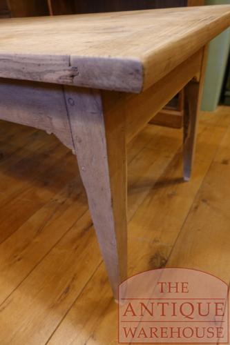 Antieke Franse eikenhouten tafel voor maximaal 10 personen 4