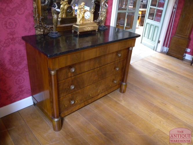 antieke Franse empire ladekast 3