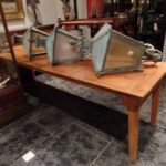 Antieke Franse kersenhouten eettafel 1