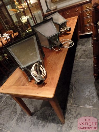 Antieke Franse kersenhouten eettafel 2