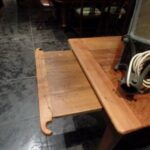 Antieke Franse kersenhouten eettafel 3