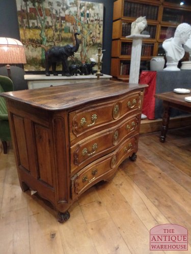 antieke Franse kersenhouten ladekast 2