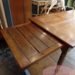 Antieke Franse kersenhouten tafel 4