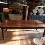 Antieke Franse notenhouten tafel 3