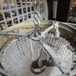 Antieke Franse plafonnière 3