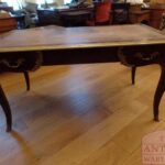 Antieke Franse schrijftafel, bureau plat, Louis Quinze circa 1880 2