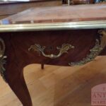 Antieke Franse schrijftafel, bureau plat, Louis Quinze circa 1880 3