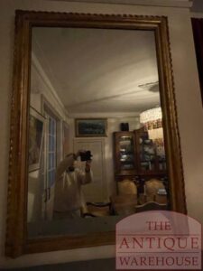 antieke Franse spiegel, afmeting 114 cm bij 162 cm