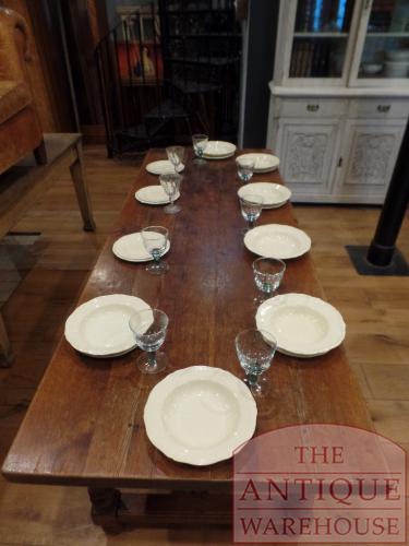 antieke Franse tafel  220 bij 82