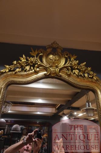 Antieke Franse vergulde spiegel 2