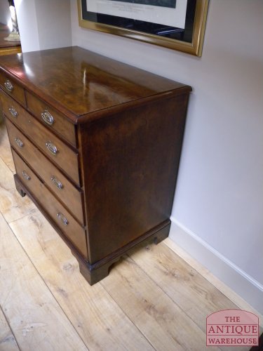 antieke Georgean mahonie ladekast 2