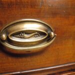 antieke Georgean mahonie ladekast 3