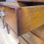 antieke Georgean mahonie ladekast 4