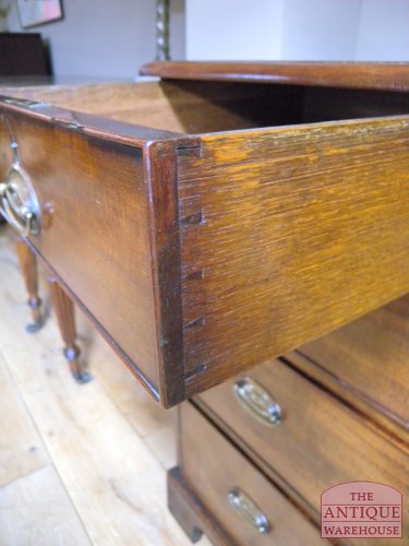 antieke Georgean mahonie ladekast 4