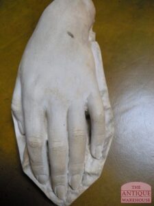 antieke gipsen schildershand