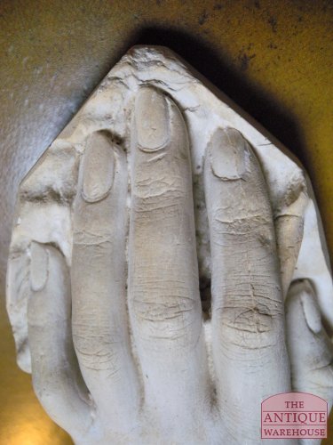 antieke gipsen schildershand 3