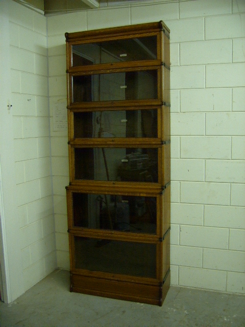 Antieke Globe Wernicke boekenkast 3