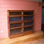 Antieke Globe Wernicke boekenkast 1