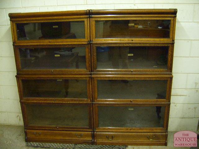 Antieke Globe Wernicke boekenkast 3