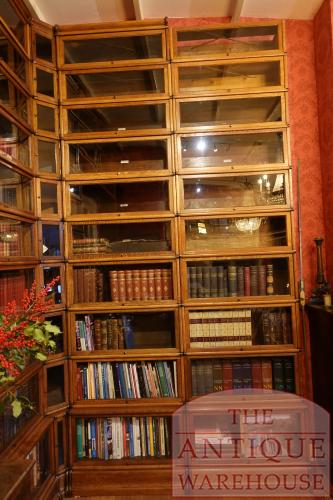 Antieke Globe Wernicke boekenkast bestaande uit hoekelementen 4