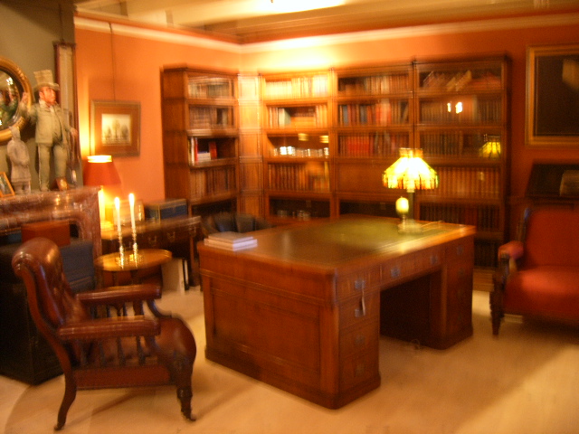 antieke Globe Wernicke hoekopstelling