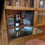 Antieke Globe Wernicke met lades en kleine opbergvakken 2