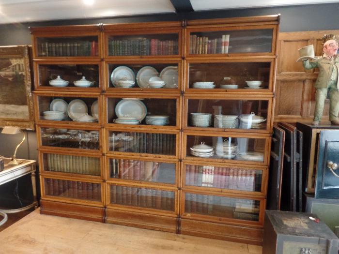 Antieke Globe Wernicke stapelbare boekenkast 3