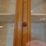 Antieke hoek boekenkast, winkelkast, vitrinekast 3