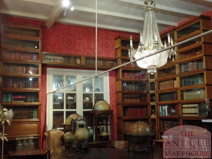 Antieke hoekopstelling originele Globe Wernicke boekenkast 3